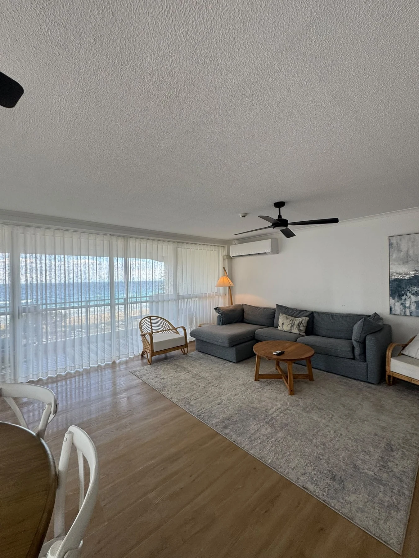 Ocean-view living room