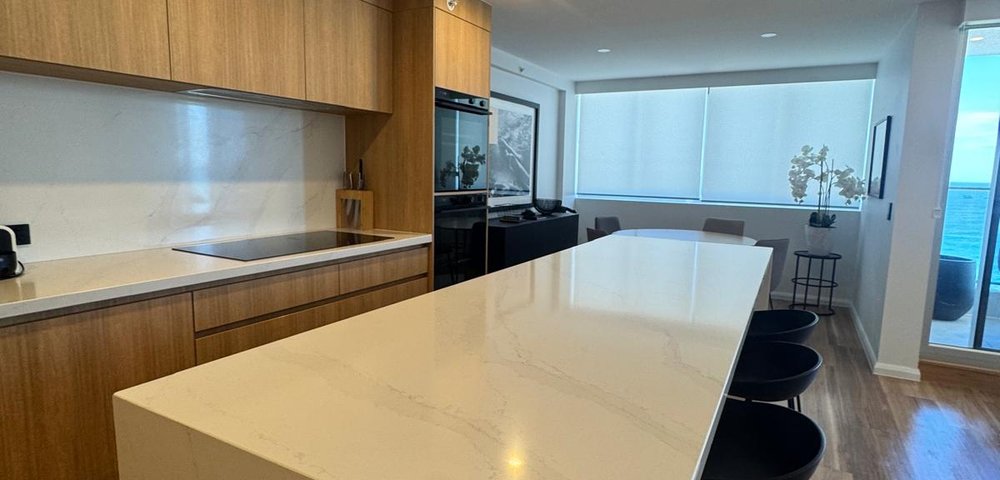 Spotless modern kitchen cleaned by Luxemint on the Gold Coast